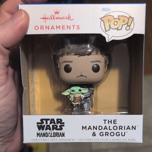Funko Pop Star Wars Mandalorian & Grogu Ornament